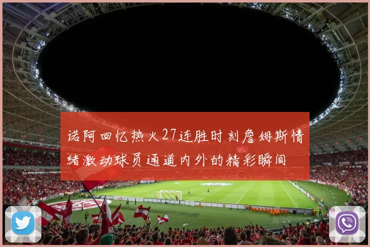 诺阿回忆热火27连胜时刻詹姆斯情绪激动球员通道内外的精彩瞬间
